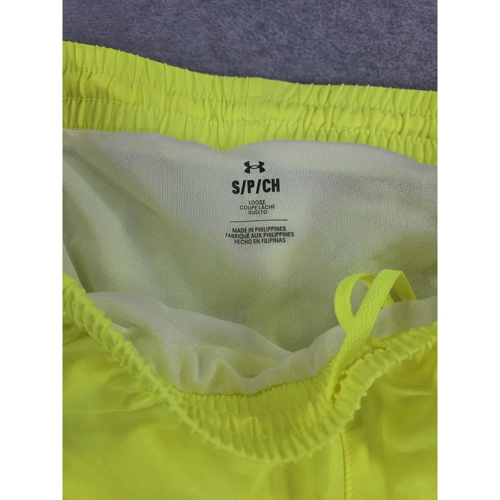 Under Armour Fly By Shorts Running Lightweight Safety Built In Brief Pocket 3.5